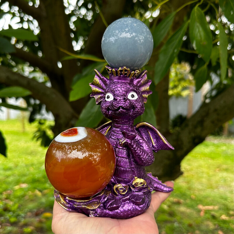 Purple Dragon Sphere Stand