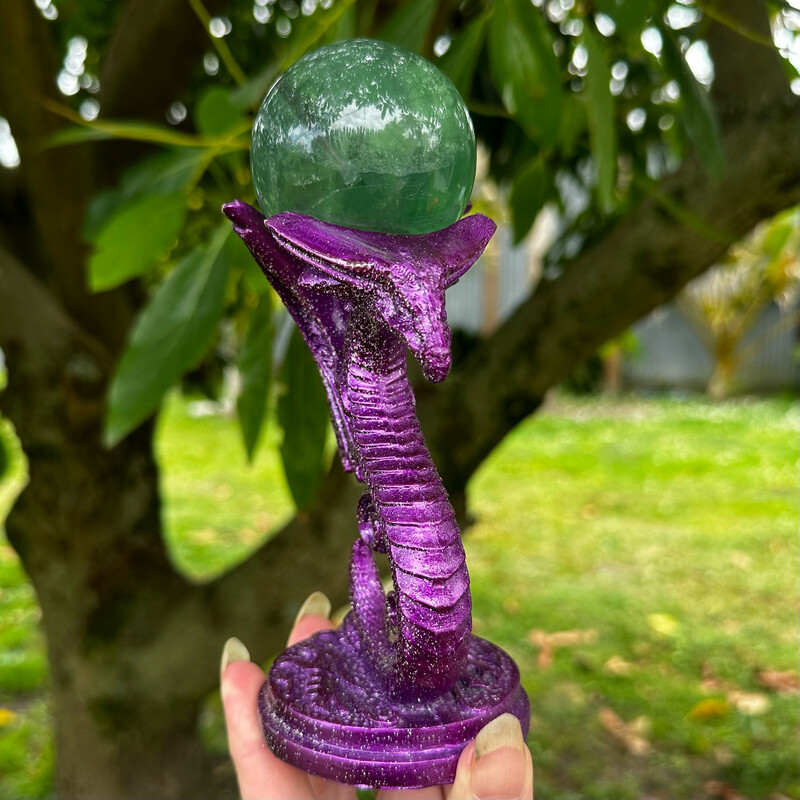 Purple Dragon Sphere Stand