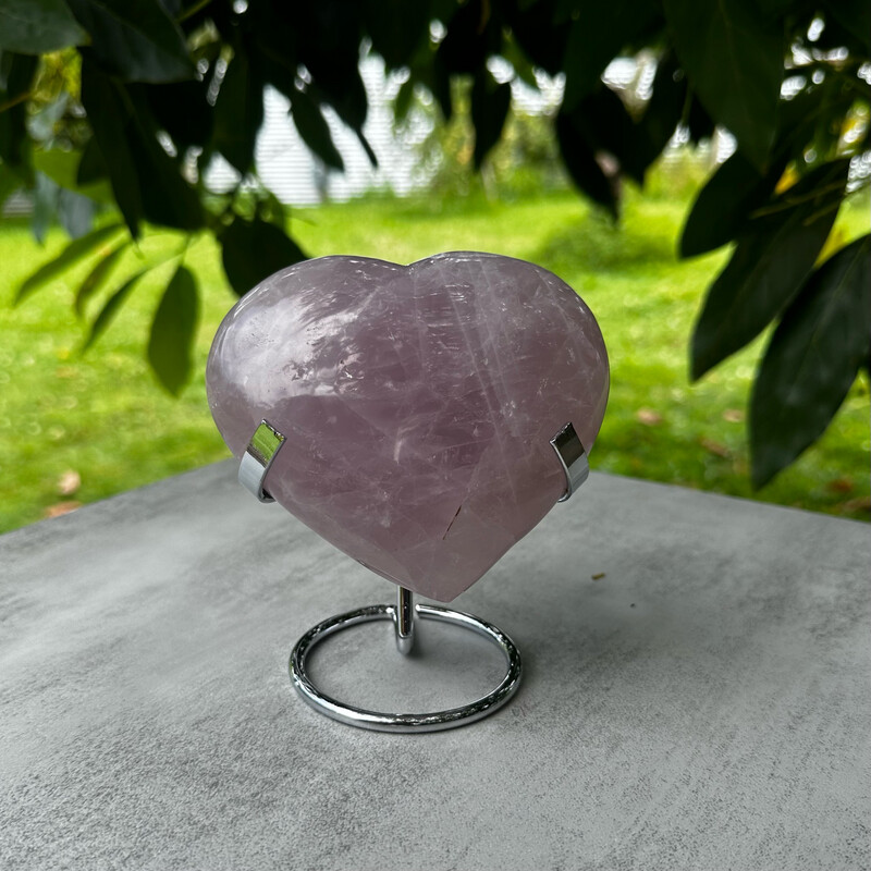 Silver/Gold Heart Stand