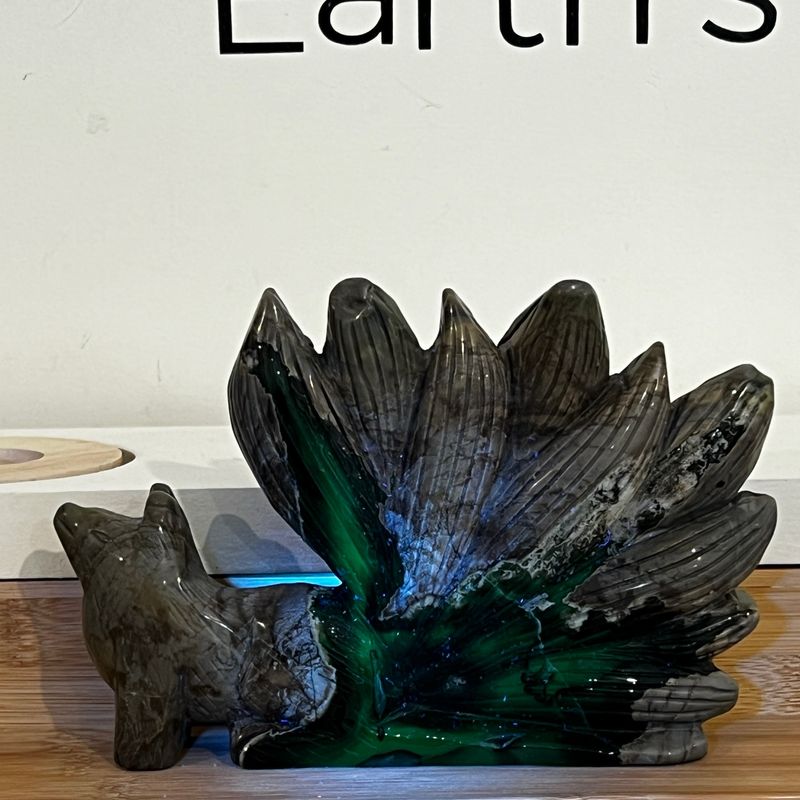 Volcano Agate 9 Tail Fox