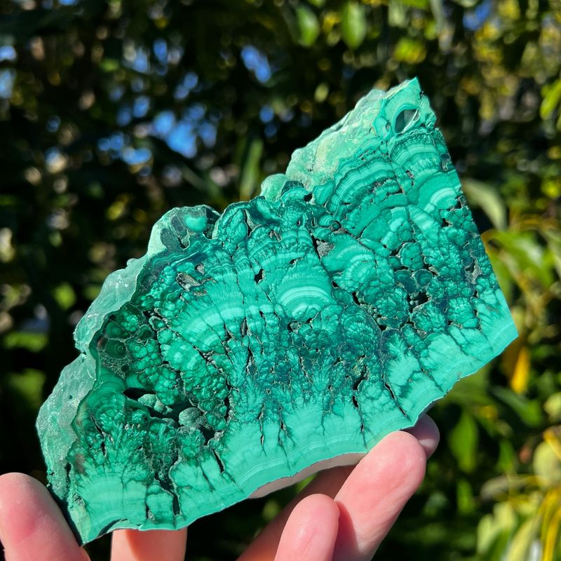 Malachite Slab 484gms