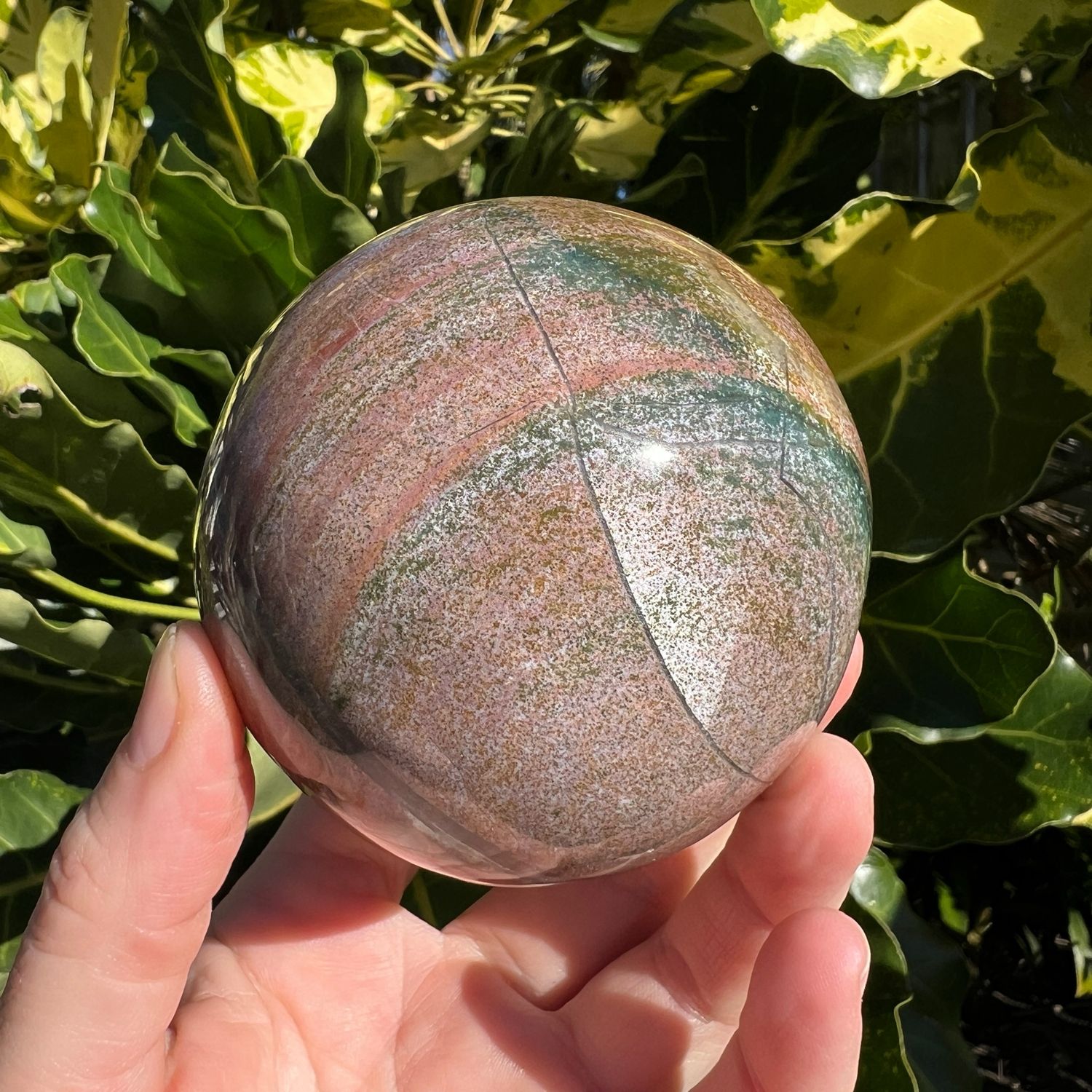 Ocean Jasper Sphere 791 Grams