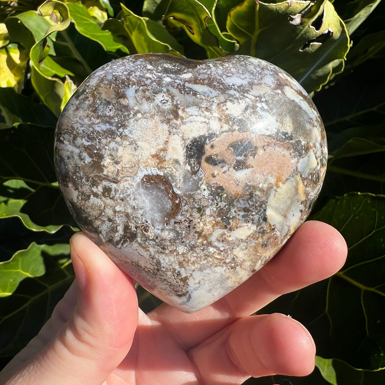 Ocean Jasper Heart