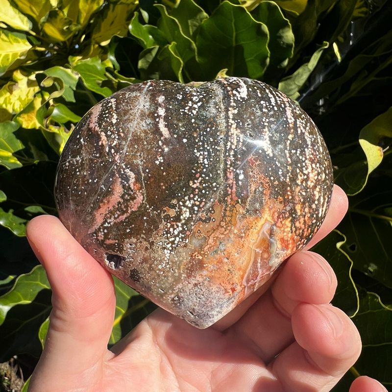 Ocean Jasper Heart