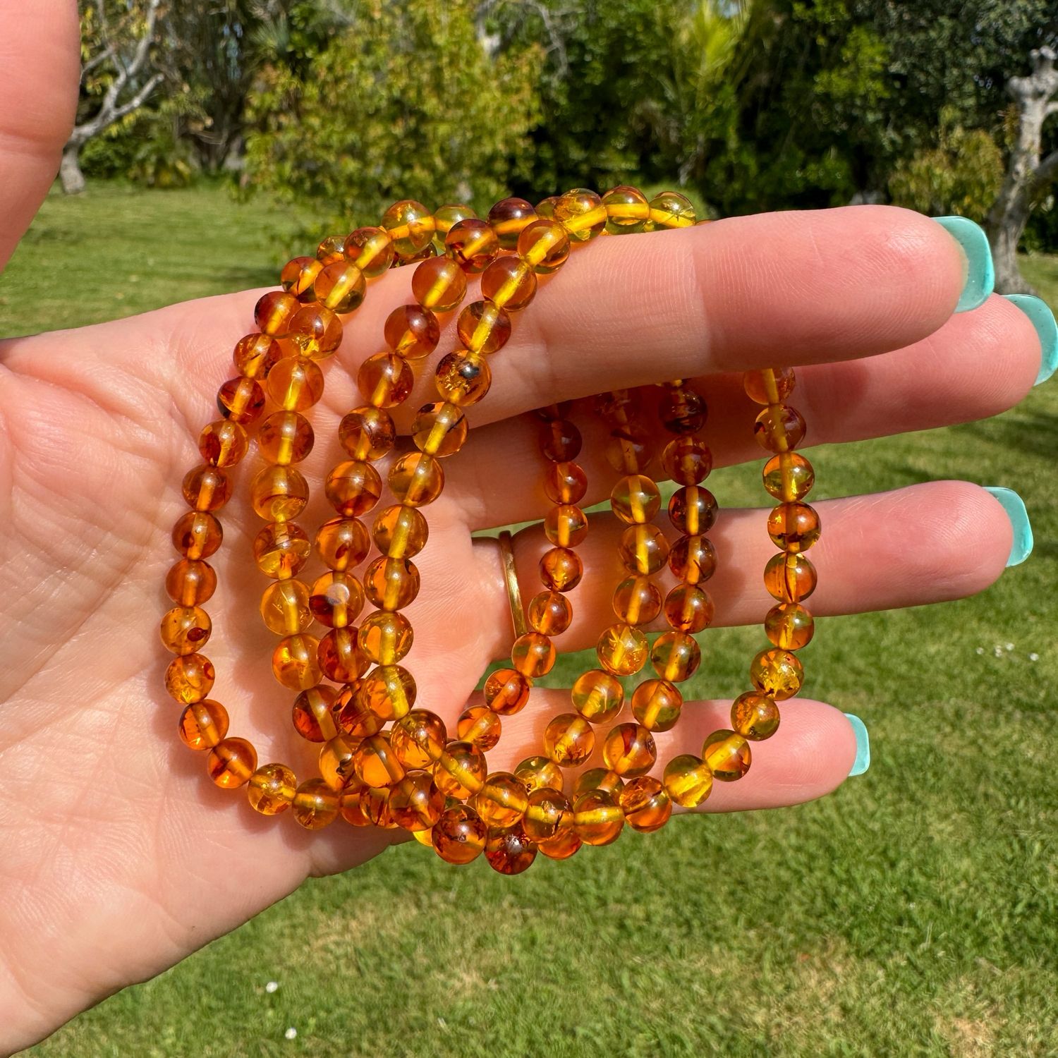 Amber Bracelet 6mm