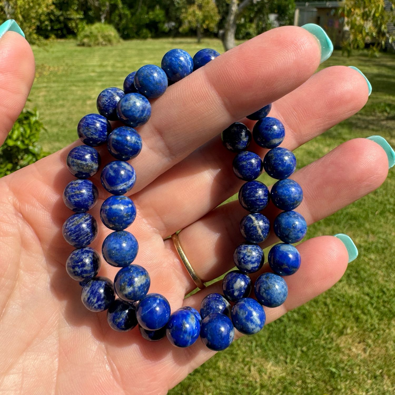 Lapis Lazulli Bracelet 9mm