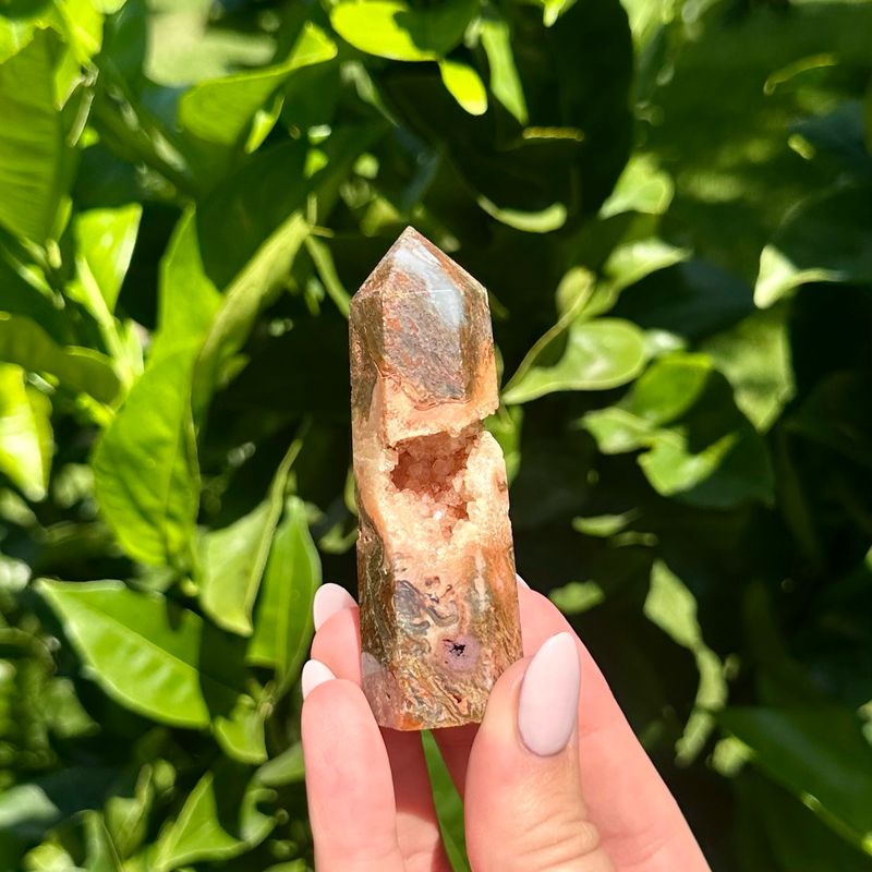 Red Moss Agate Point