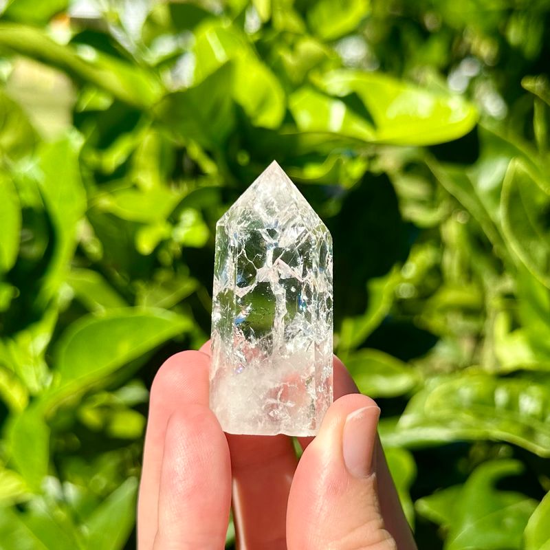Crackle Quartz Point