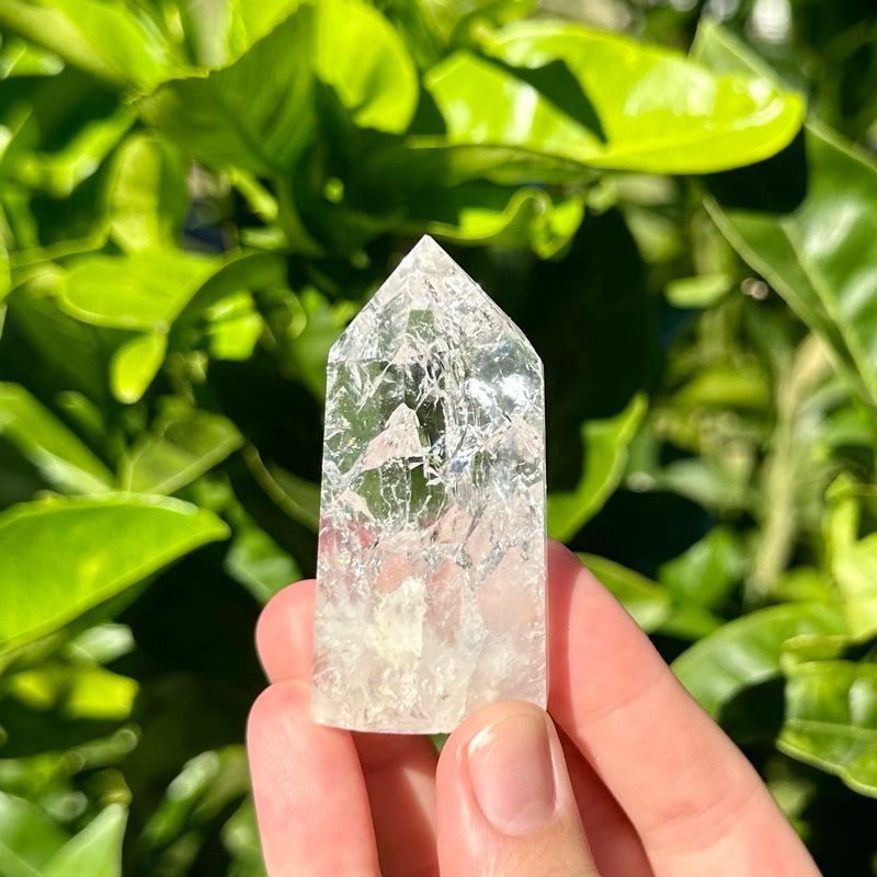 Crackle Quartz Point