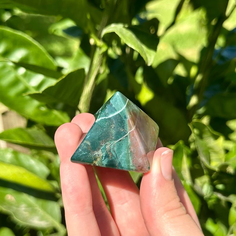Ocean Jasper Pyramid