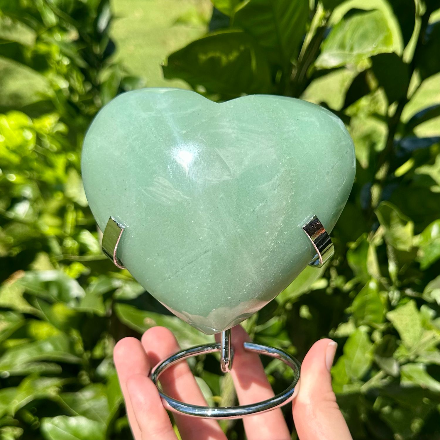 Green Aventurine Heart