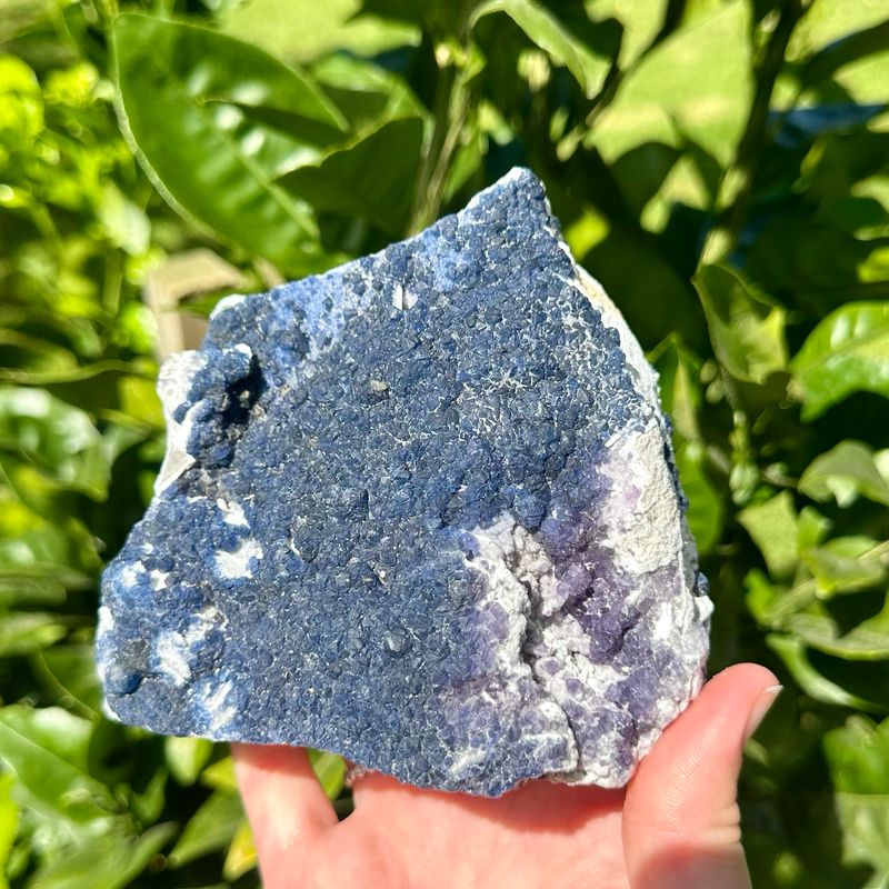 Blueberry Fluorite Raw