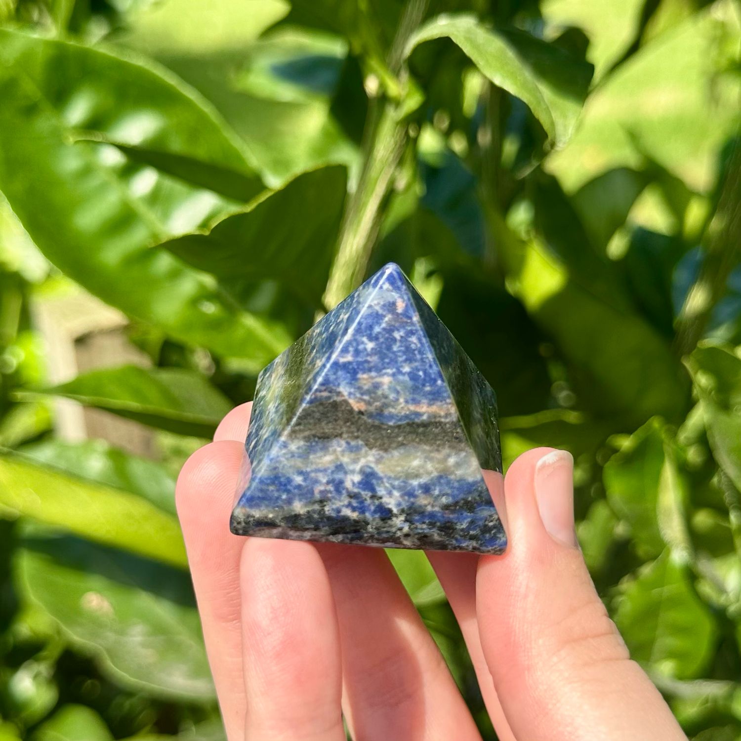 Sodalite Pyramid
