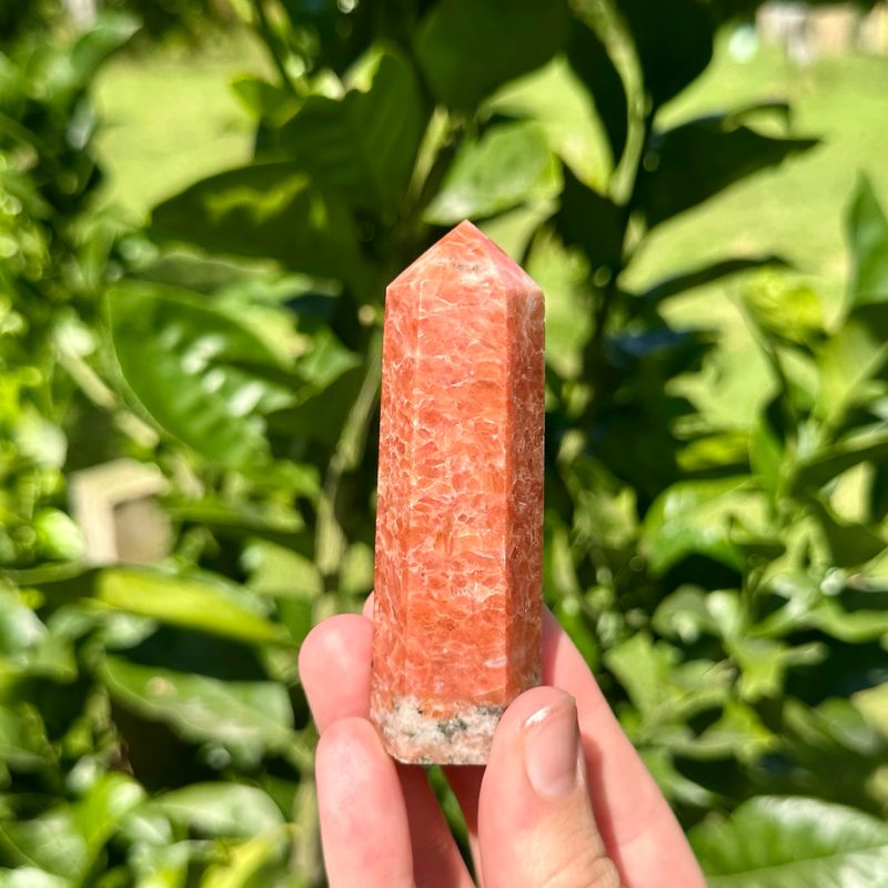 Orchid Calcite Point