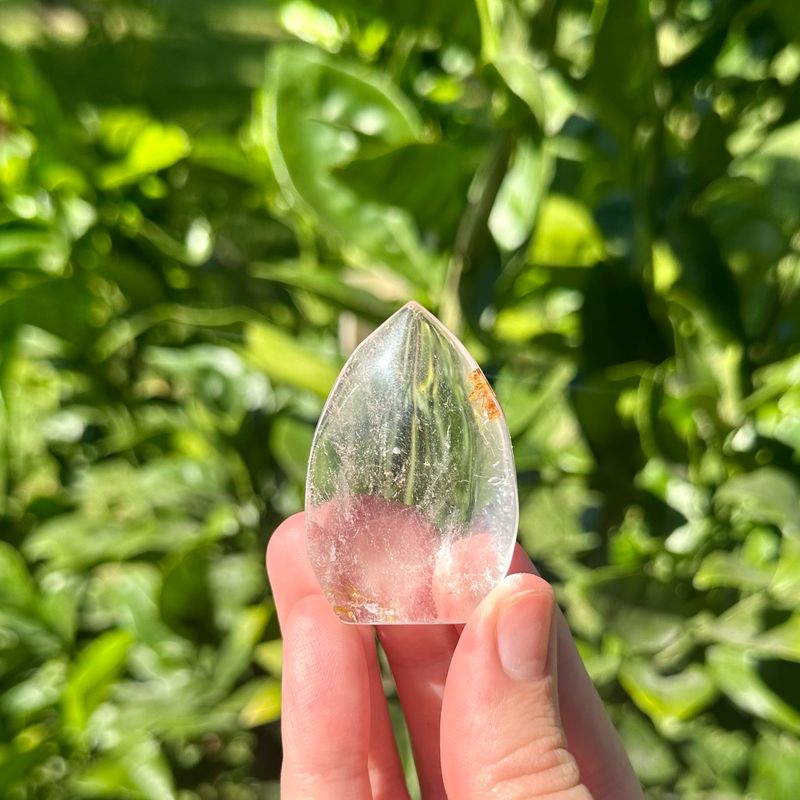 Clear Quartz Flame