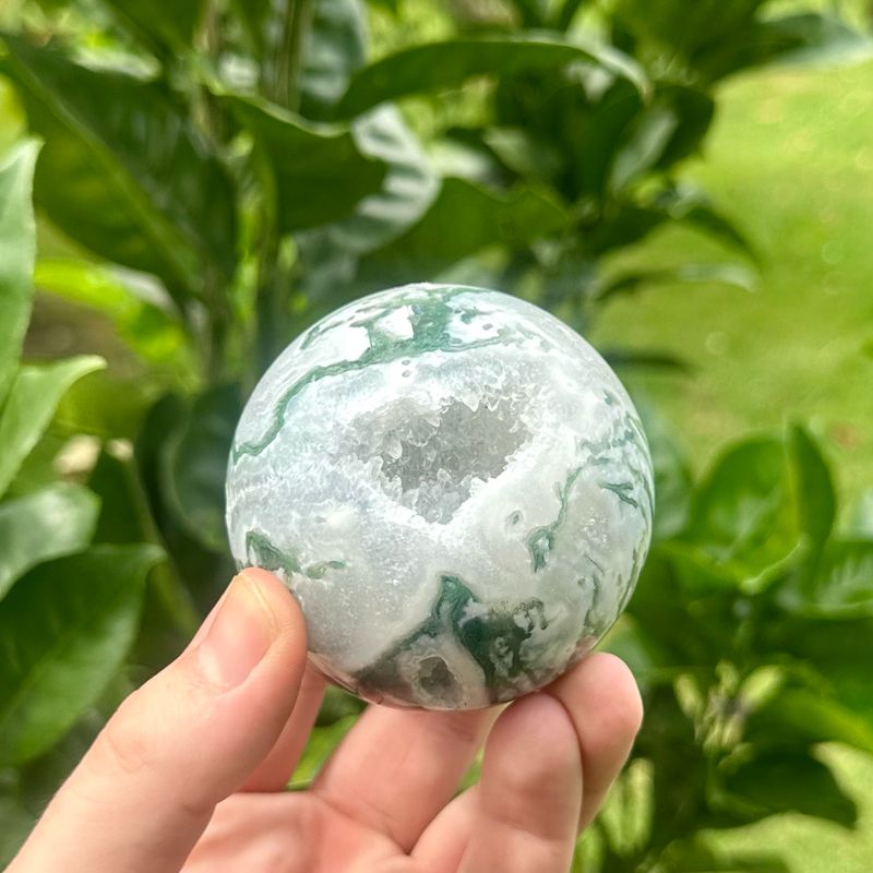 Moss Agate Sphere