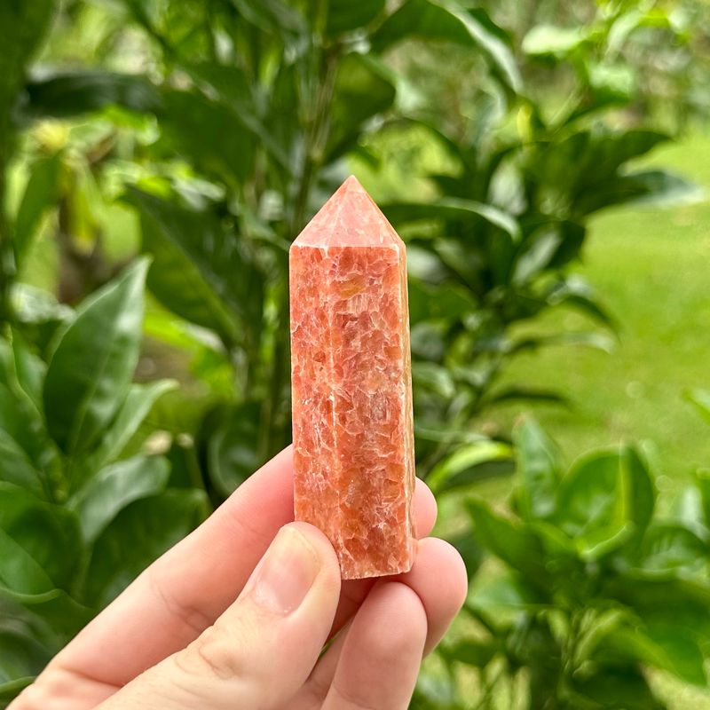 Orchid Calcite Point