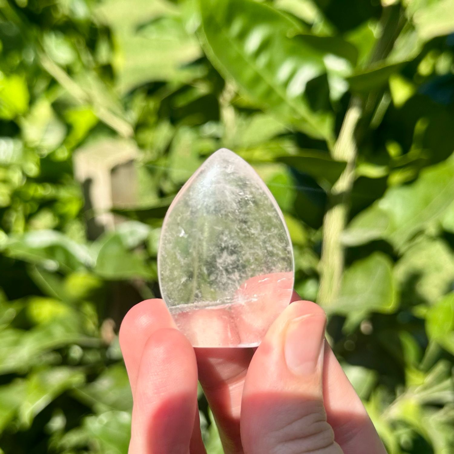 Clear Quartz Flame