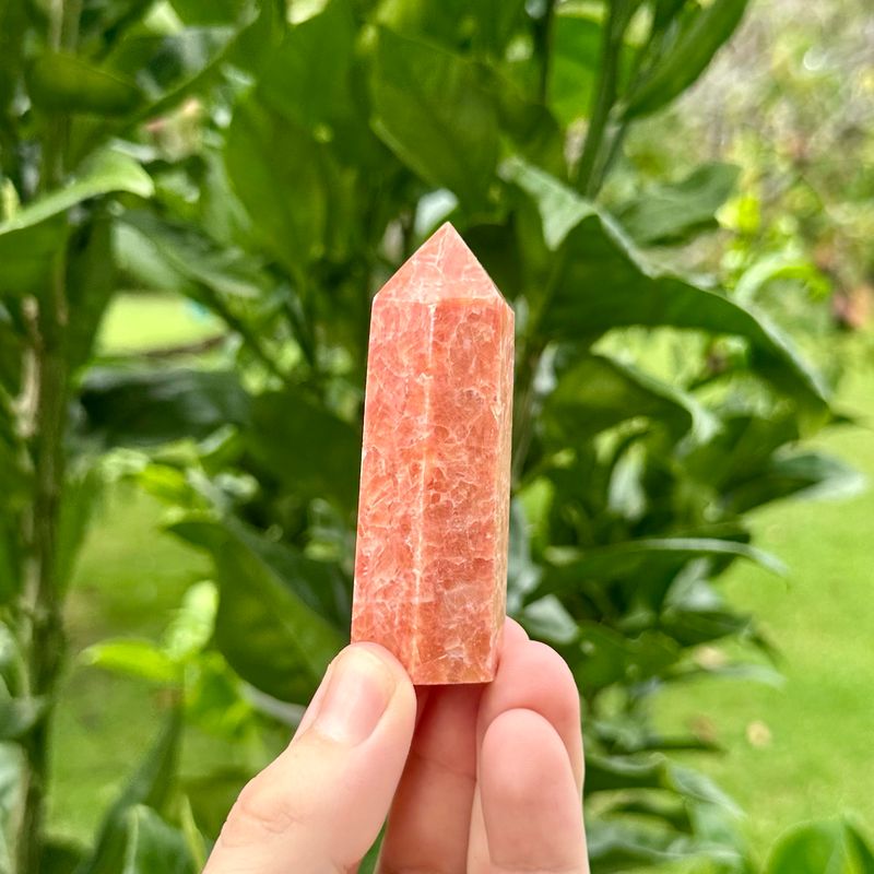 Orchid Calcite Point