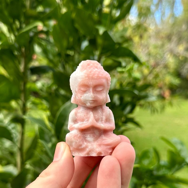 Pink Opal Buddha