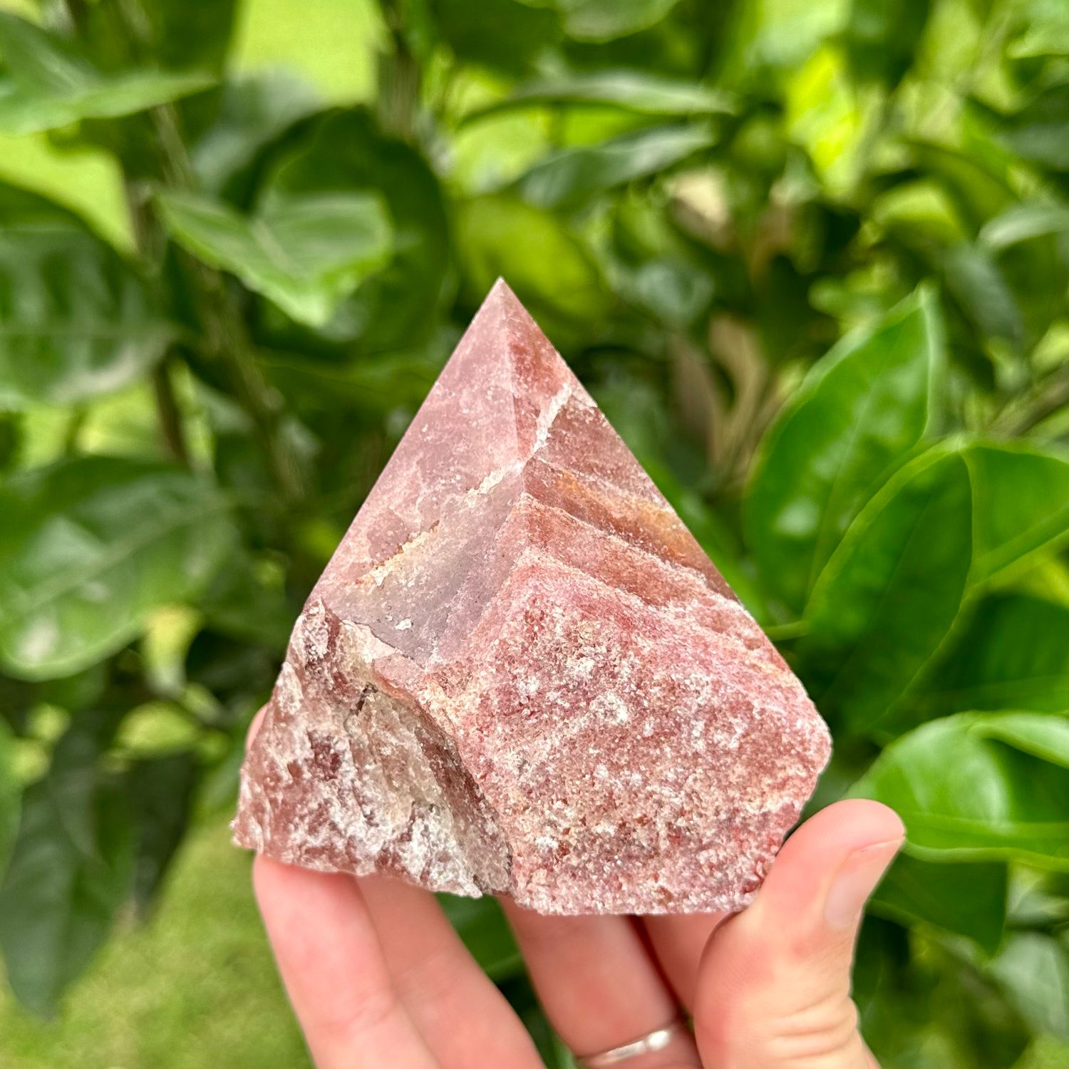 Strawberry Quartz Raw Point