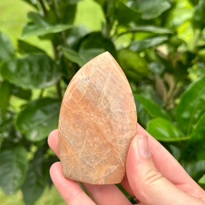 Peach Moonstone Flame