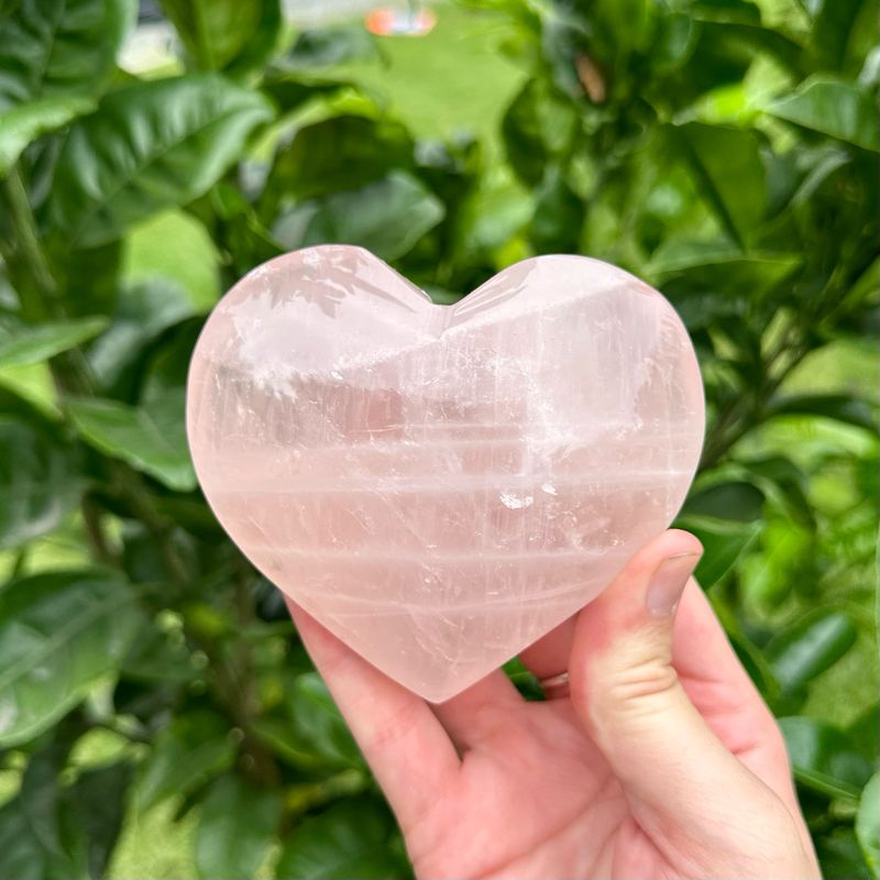 Rose Quartz Heart