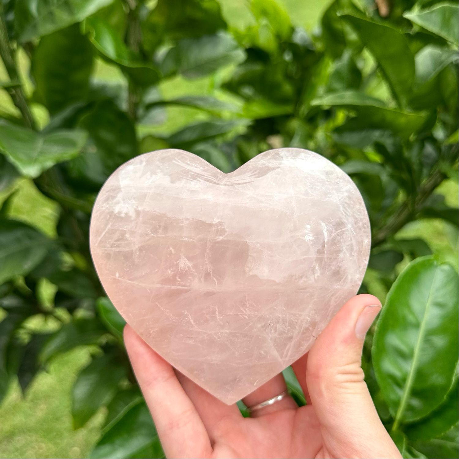 Rose Quartz Heart