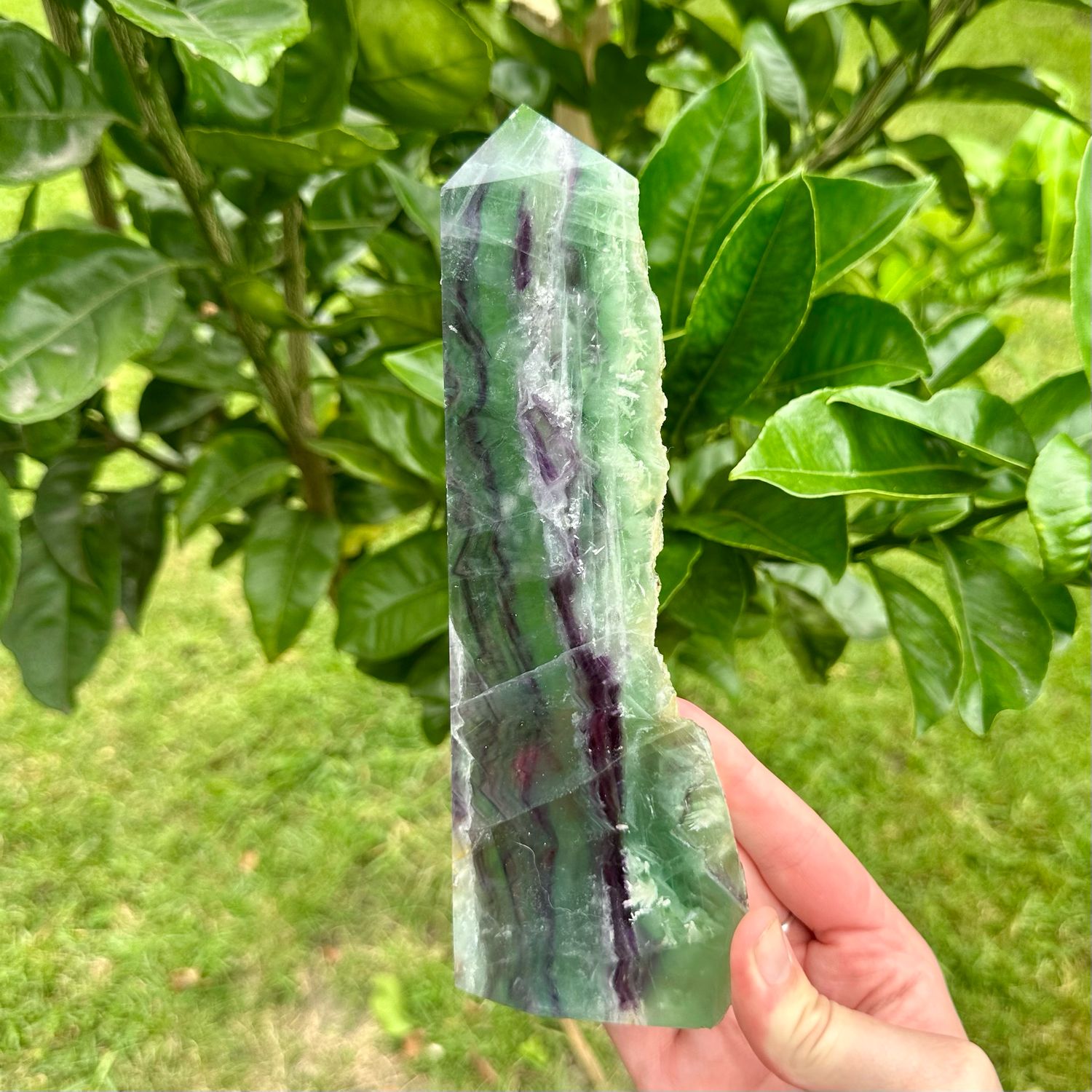 Rainbow Fluorite Tower