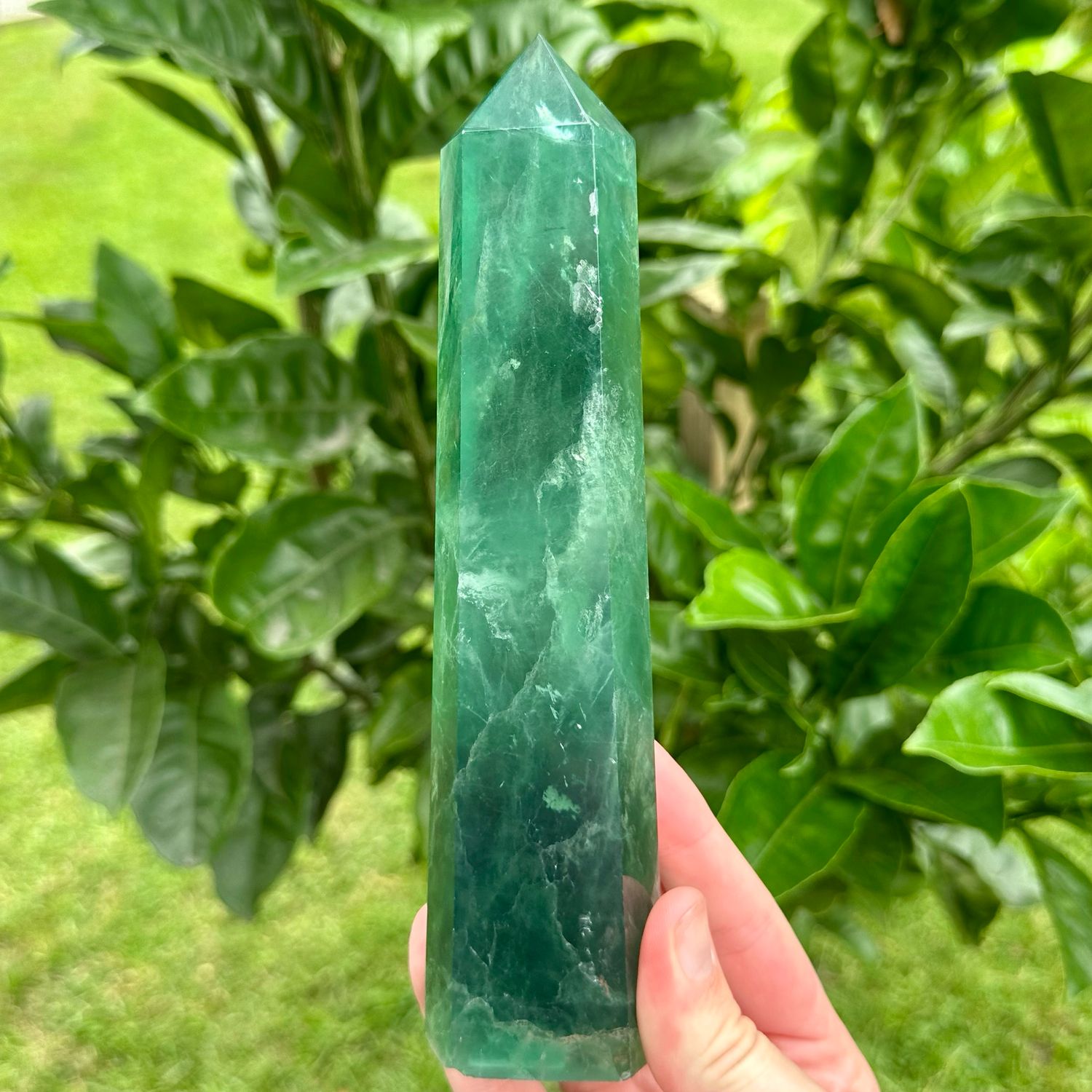 Green Fluorite Tower
