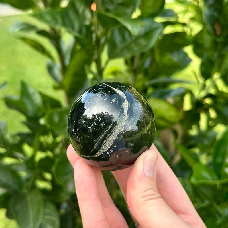 Nephrite Sphere