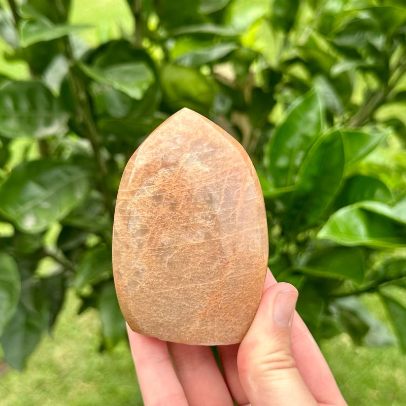 Peach Moonstone Flame