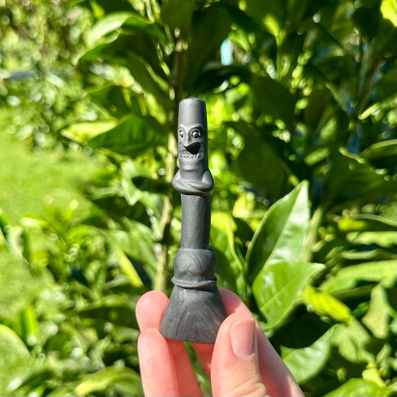 Black Obsidian Broomstick