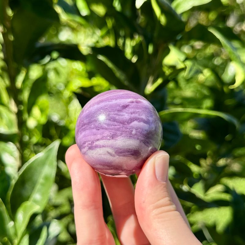Silky Fluorite Sphere