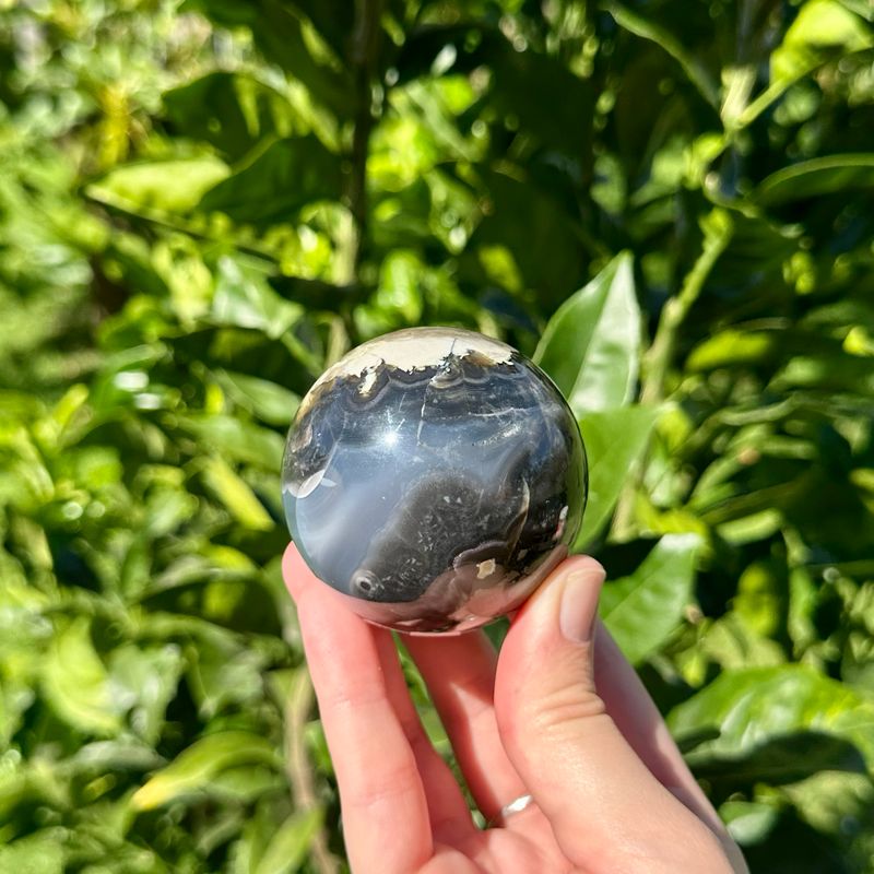 Volcano Agate Sphere