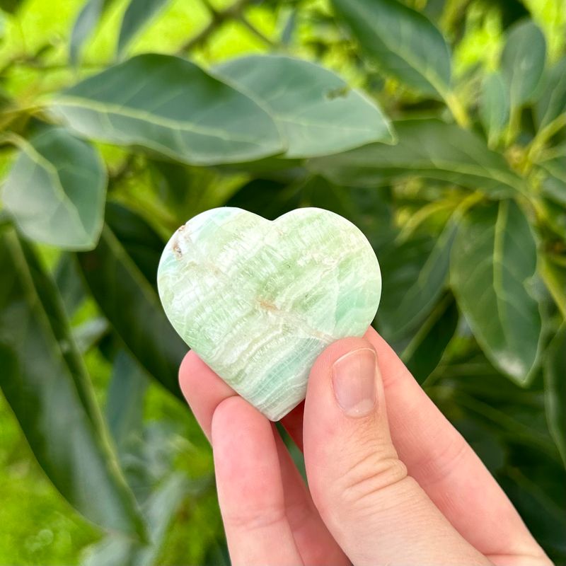 Caribbean Calcite Heart