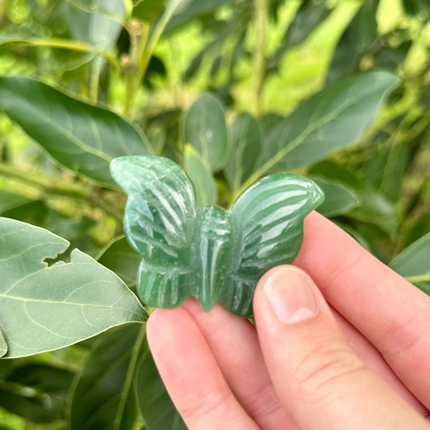 Green Aventurine Butterfly