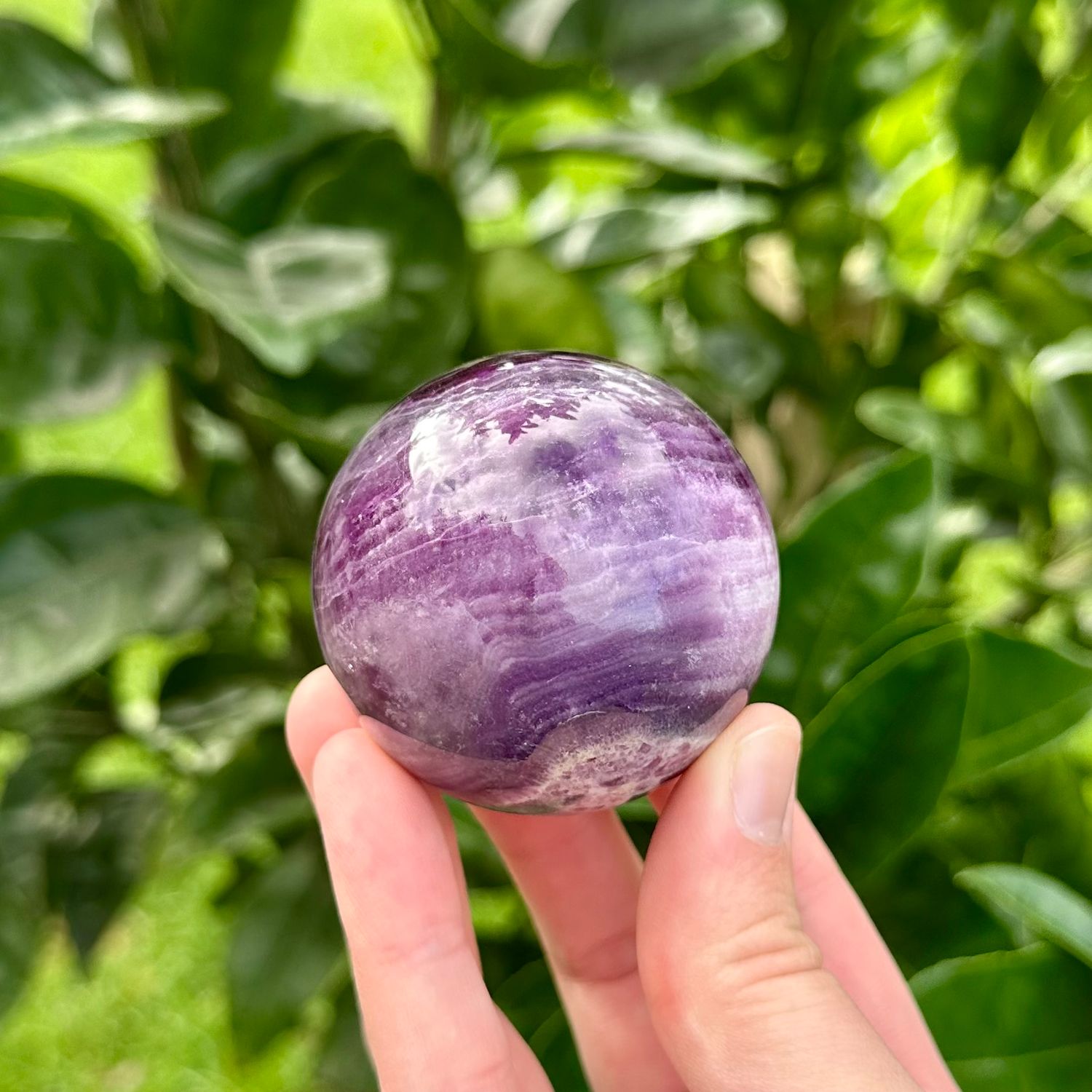 Silky Fluorite Sphere