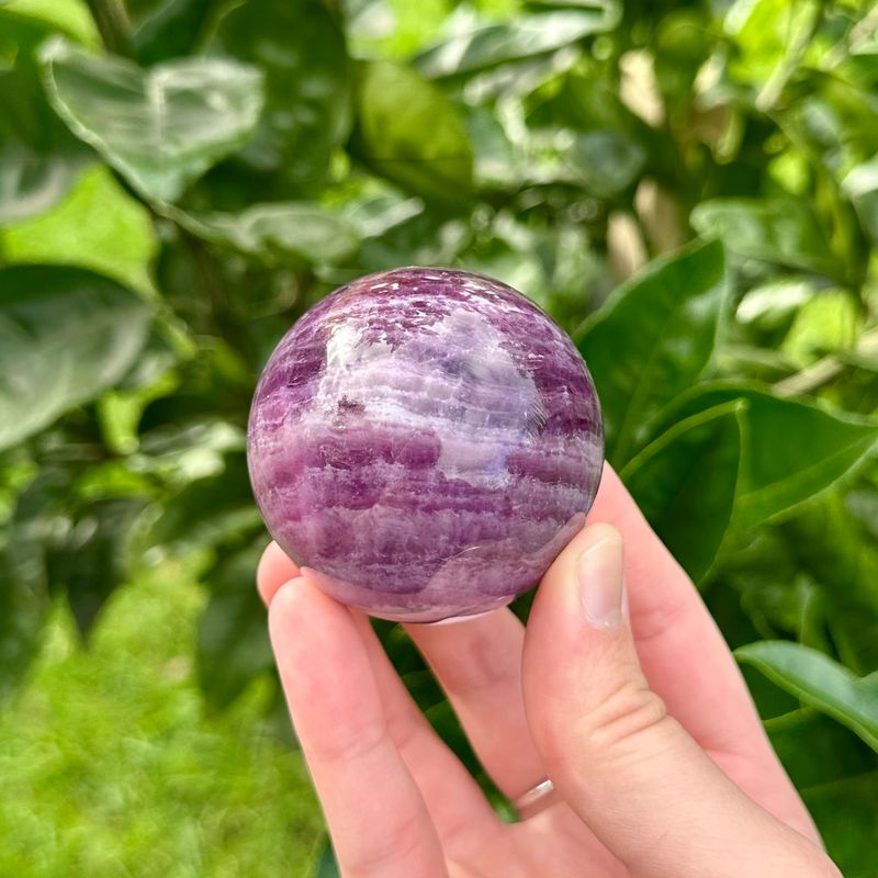 Silky Fluorite Sphere