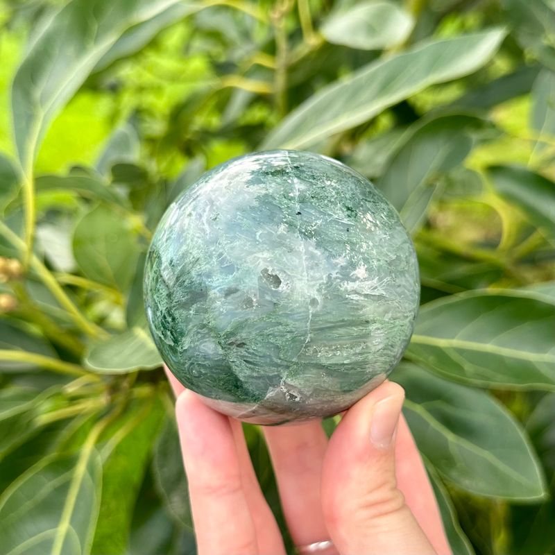 Moss Agate Sphere