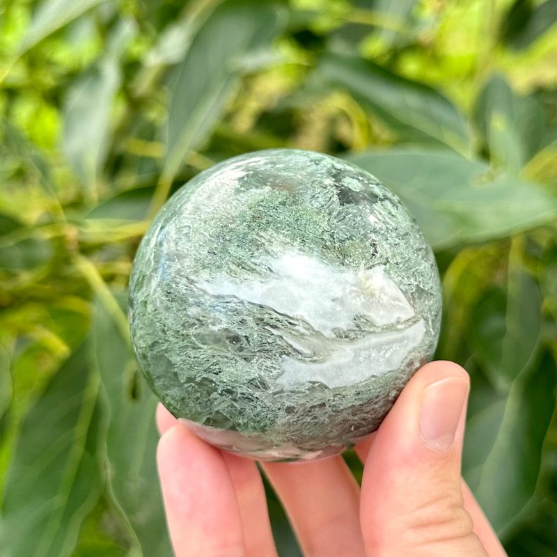Moss Agate Sphere