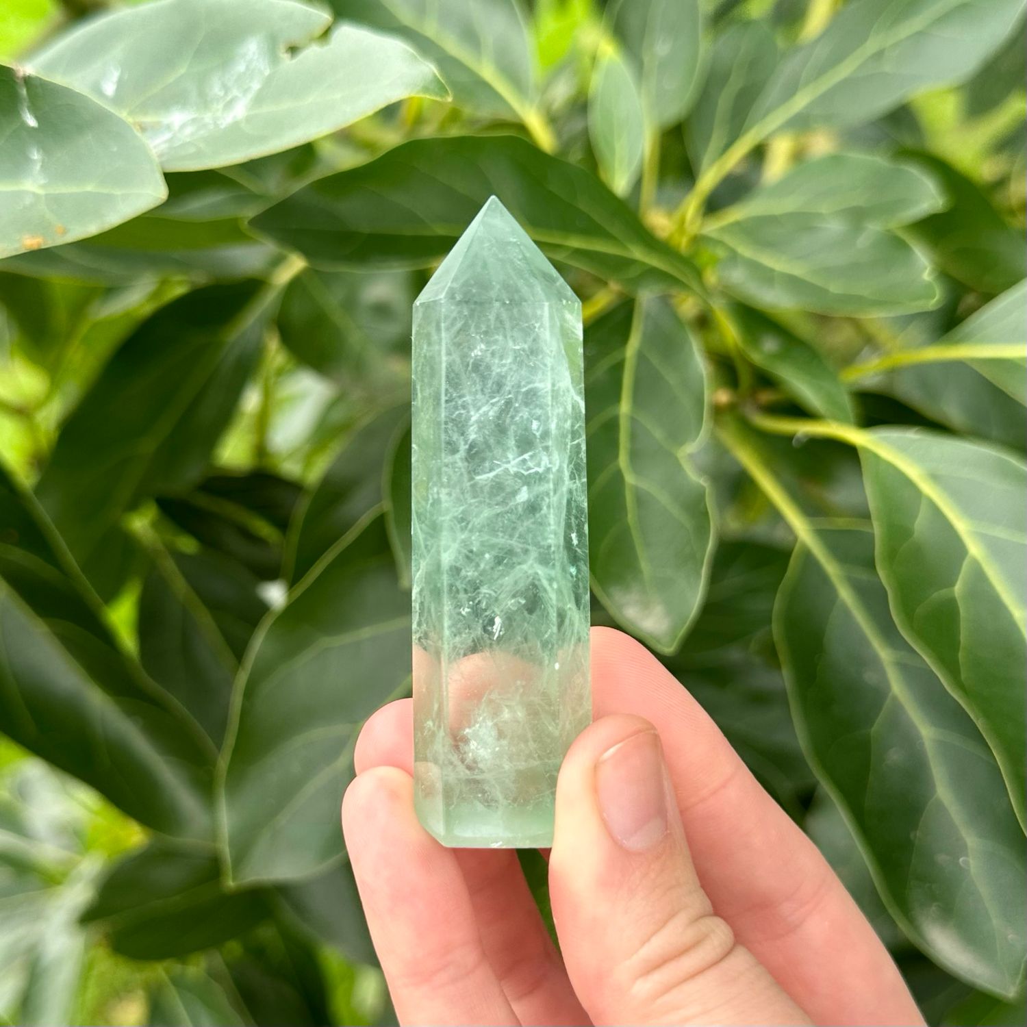 Green Fluorite Point