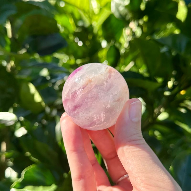 Rainbow Fluorite Sphere