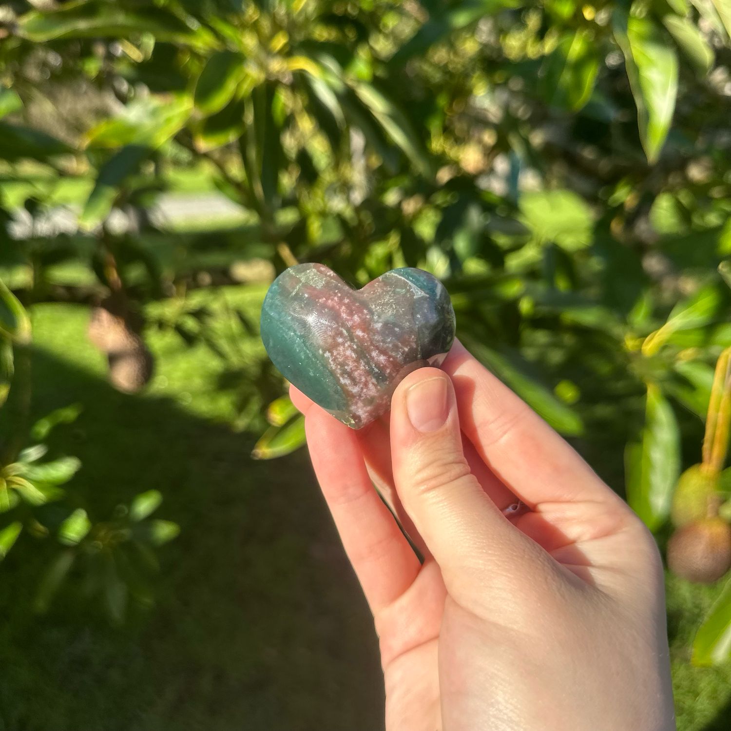 Ocean Jasper Heart