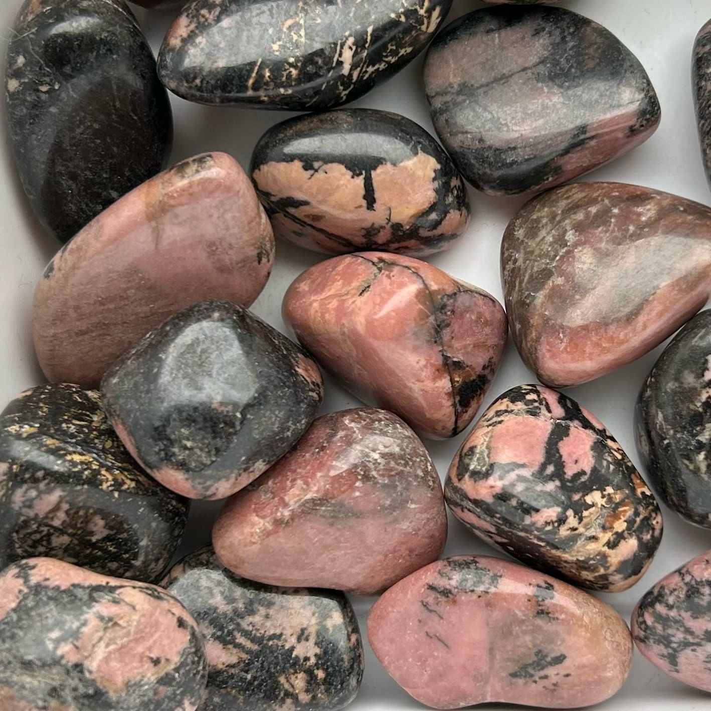 Rhodonite Tumbles