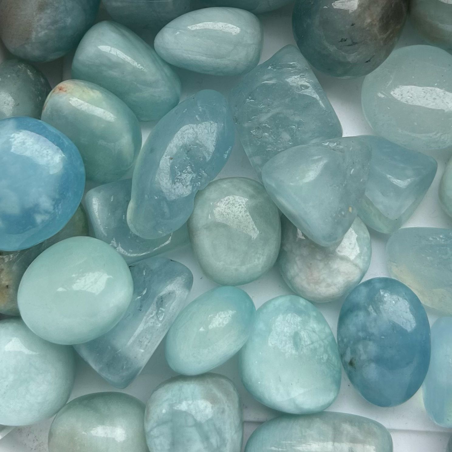 Aquamarine Tumbles