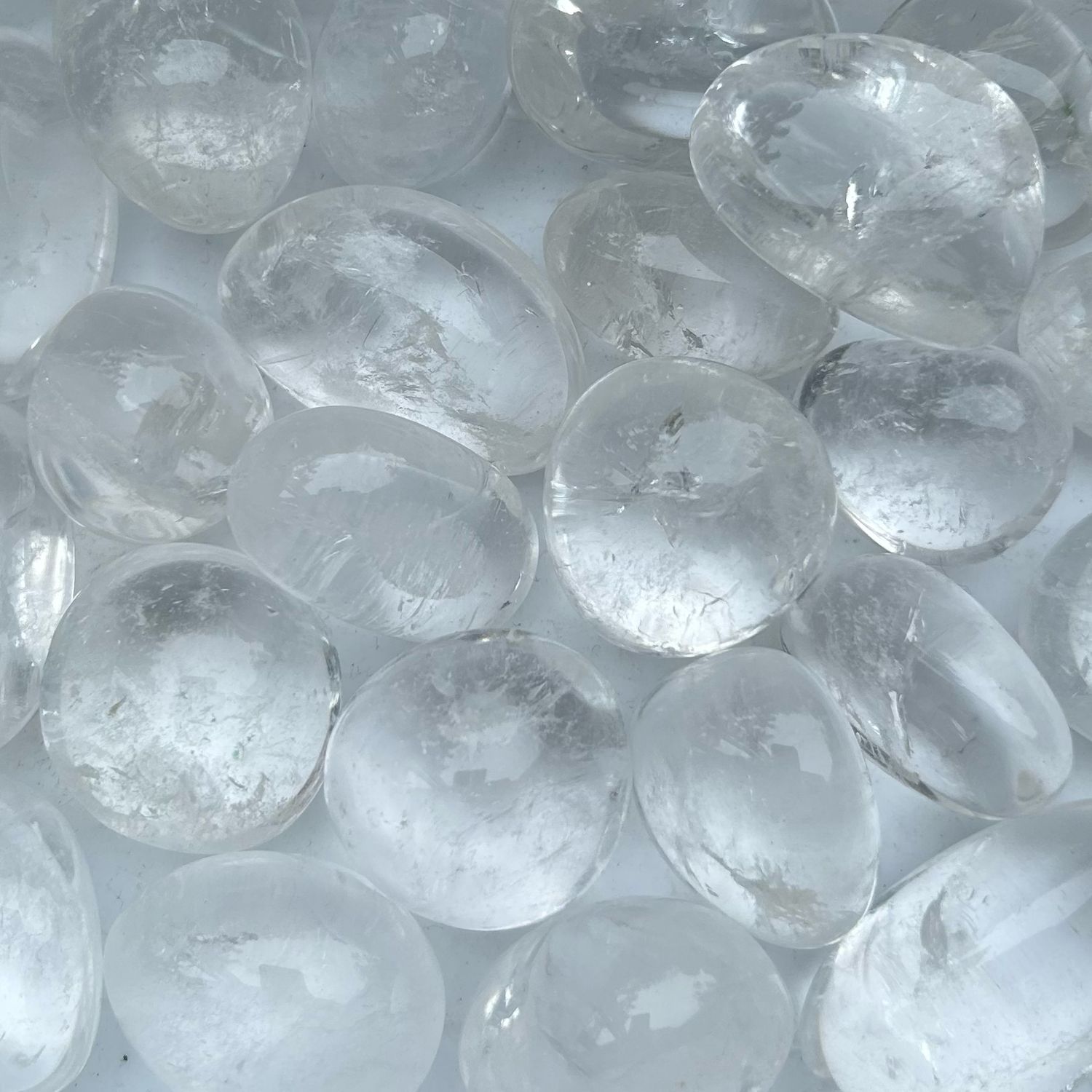 Clear Quartz Tumbles