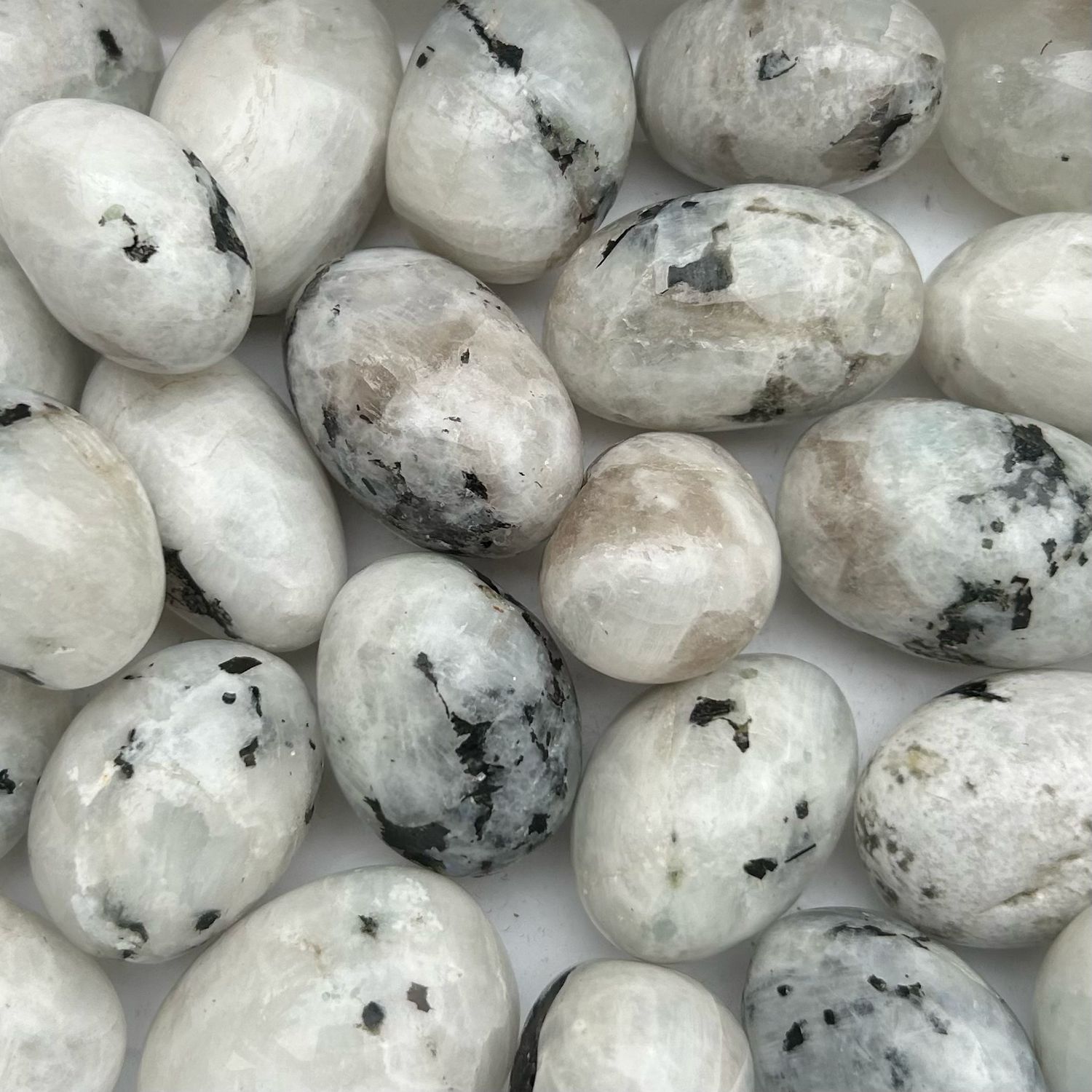 Rainbow Moonstone Tumbles