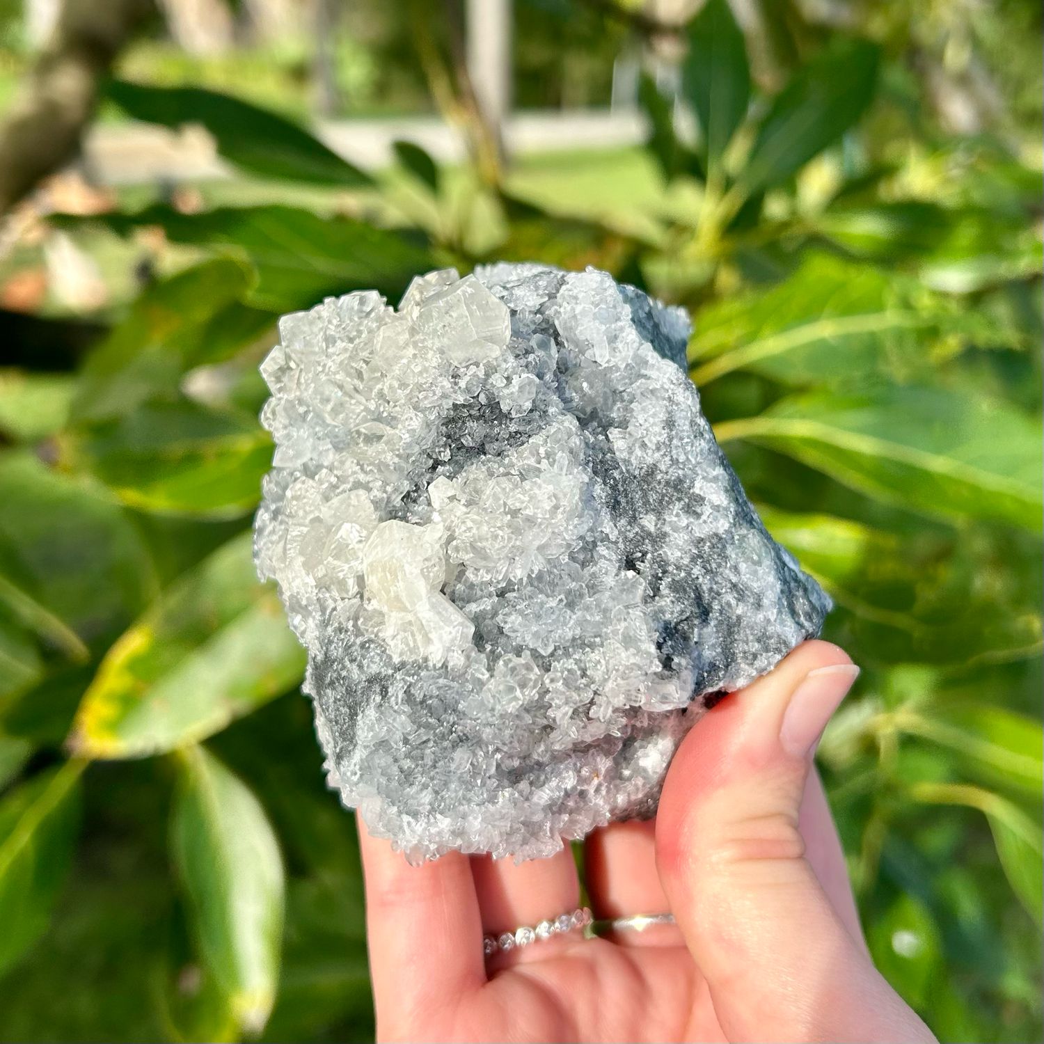 Sphalerite With Quartz And Calcite Specimen
