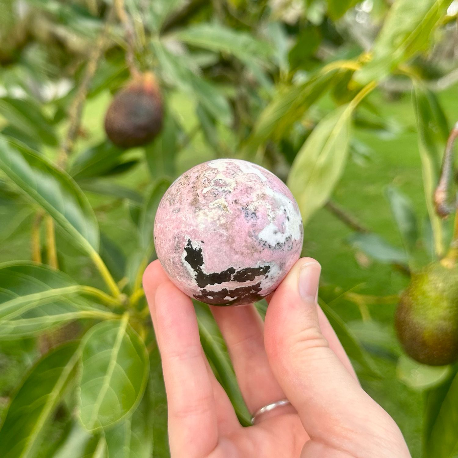 Peruvian Rhodonite Sphere